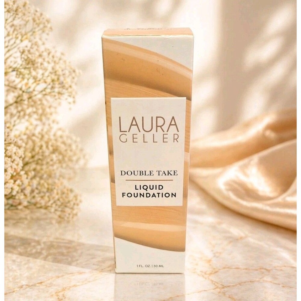 Laura Geller Double Take Liquid Foundation Light 1.0 Oz New Sealed